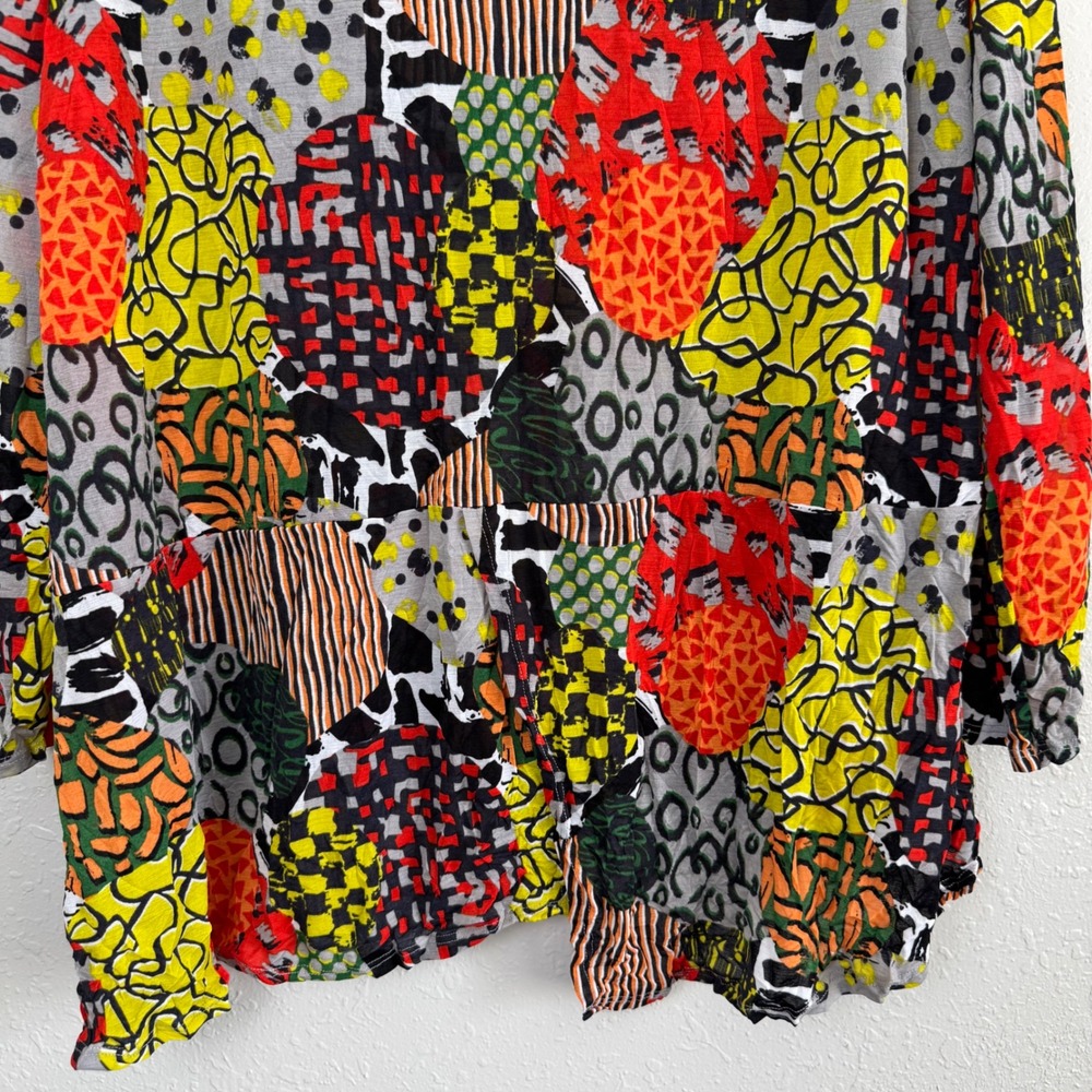 Chalet et Ceci patchwork asymmetrical long sleeve… - image 9